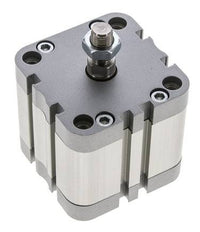 ISO 21287 Doppeltwirkender Kompaktzylinder 63-25mm - Magnetisch - Stange mit Außengewinde