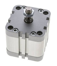 ISO 21287 Doppeltwirkender Kompaktzylinder 63-25mm - Magnetisch - Stange mit Außengewinde