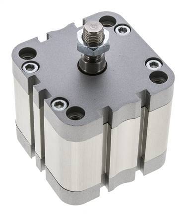 ISO 21287 Doppeltwirkender Kompaktzylinder 63-25mm - Magnetisch - Stange mit Außengewinde