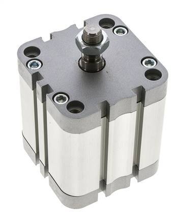 ISO 21287 Doppeltwirkender Kompaktzylinder 63-40mm - Magnetisch - Außengewinde