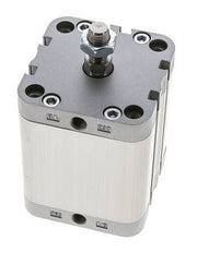 ISO 21287 Doppeltwirkender Kompaktzylinder 63-50mm - Magnetisch - Stange mit Außengewinde