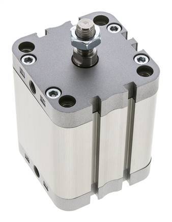 ISO 21287 Doppeltwirkender Kompaktzylinder 63-50mm - Magnetisch - Stange mit Außengewinde