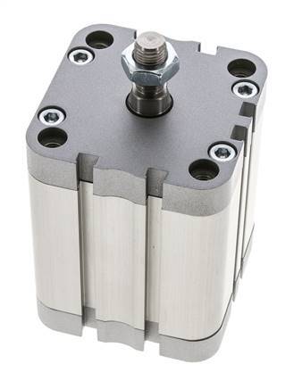 ISO 21287 Doppeltwirkender Kompaktzylinder 63-50mm - Magnetisch - Stange mit Außengewinde