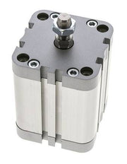 ISO 21287 Doppeltwirkender Kompaktzylinder 63-50mm - Magnetisch - Stange mit Außengewinde