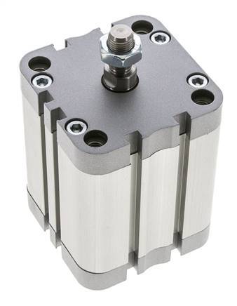 ISO 21287 Doppeltwirkender Kompaktzylinder 63-50mm - Magnetisch - Stange mit Außengewinde