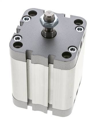 ISO 21287 Doppeltwirkender Kompaktzylinder 63-50mm - Magnetisch - Stange mit Außengewinde