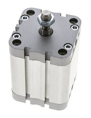 ISO 21287 Doppeltwirkender Kompaktzylinder 63-50mm - Magnetisch - Stange mit Außengewinde