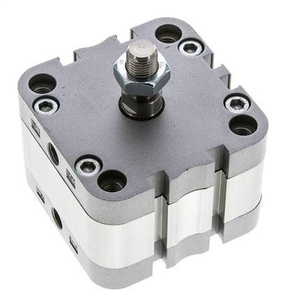 ISO 21287 Doppeltwirkender Kompaktzylinder 63-5mm - Magnetisch - Außengewinde