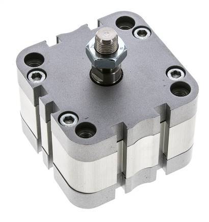 ISO 21287 Doppeltwirkender Kompaktzylinder 63-5mm - Magnetisch - Außengewinde