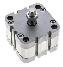 ISO 21287 Doppeltwirkender Kompaktzylinder 63-5mm - Magnetisch - Außengewinde