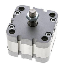 ISO 21287 Doppeltwirkender Kompaktzylinder 63-5mm - Magnetisch - Außengewinde