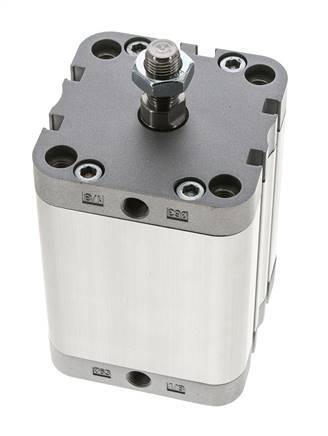 ISO 21287 Doppeltwirkender Kompaktzylinder 63-60mm - Magnetisch - Stange mit Außengewinde
