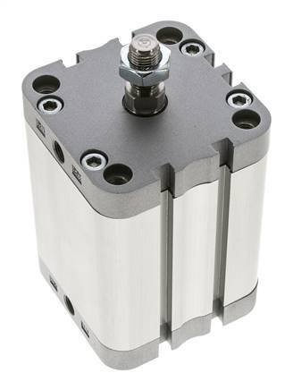 ISO 21287 Doppeltwirkender Kompaktzylinder 63-60mm - Magnetisch - Stange mit Außengewinde