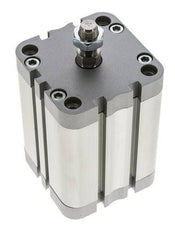 ISO 21287 Doppeltwirkender Kompaktzylinder 63-60mm - Magnetisch - Stange mit Außengewinde