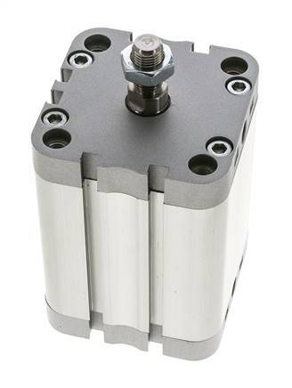 ISO 21287 Doppeltwirkender Kompaktzylinder 63-60mm - Magnetisch - Stange mit Außengewinde