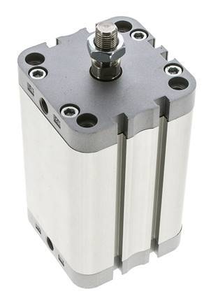 ISO 21287 Kompakter doppeltwirkender Zylinder 63-80mm - Magnetisch - Stange mit Außengewinde
