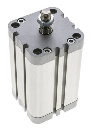 ISO 21287 Kompakter doppeltwirkender Zylinder 63-80mm - Magnetisch - Stange mit Außengewinde