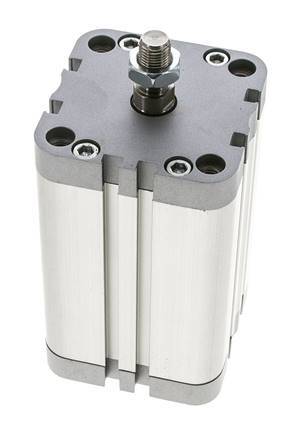ISO 21287 Kompakter doppeltwirkender Zylinder 63-80mm - Magnetisch - Stange mit Außengewinde