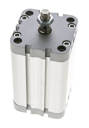ISO 21287 Kompakter doppeltwirkender Zylinder 63-80mm - Magnetisch - Stange mit Außengewinde