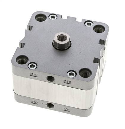 ISO 21287 Kompakter doppeltwirkender Zylinder 80-10mm - Magnetisch