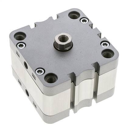 ISO 21287 Kompakter doppeltwirkender Zylinder 80-10mm - Magnetisch