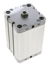 ISO 21287 Kompakter doppeltwirkender Zylinder 80-100mm - Magnetisch