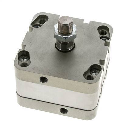 ISO 21287 Compact Double Acting Cylinder 80-10mm - Magnetic - Male Rod