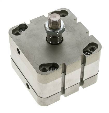 ISO 21287 Compact Double Acting Cylinder 80-10mm - Magnetic - Male Rod