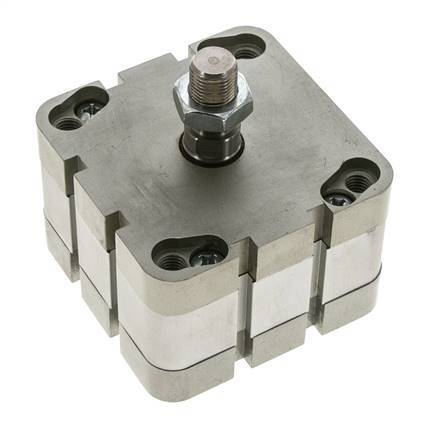 ISO 21287 Doppeltwirkender Kompaktzylinder 80-10mm - Magnetisch - Stange mit Außengewinde