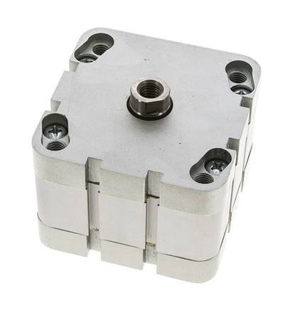 ISO 21287 Kompakter doppeltwirkender Zylinder 80-15mm - Magnetisch