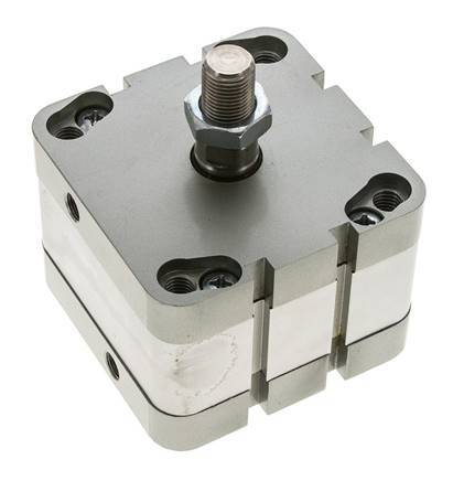 ISO 21287 Doppeltwirkender Kompaktzylinder 80-15mm - Magnetisch - Außengewinde