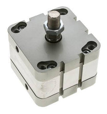ISO 21287 Doppeltwirkender Kompaktzylinder 80-15mm - Magnetisch - Außengewinde