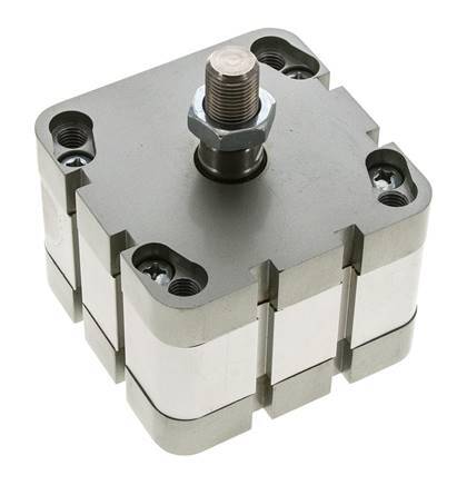 ISO 21287 Doppeltwirkender Kompaktzylinder 80-15mm - Magnetisch - Außengewinde