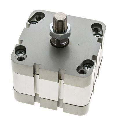 ISO 21287 Doppeltwirkender Kompaktzylinder 80-15mm - Magnetisch - Außengewinde