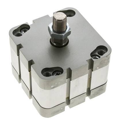 ISO 21287 Doppeltwirkender Kompaktzylinder 80-15mm - Magnetisch - Außengewinde