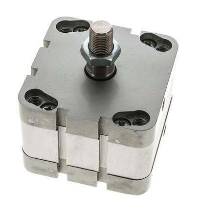 ISO 21287 Doppeltwirkender Kompaktzylinder 80-15mm - Magnetisch - Außengewinde