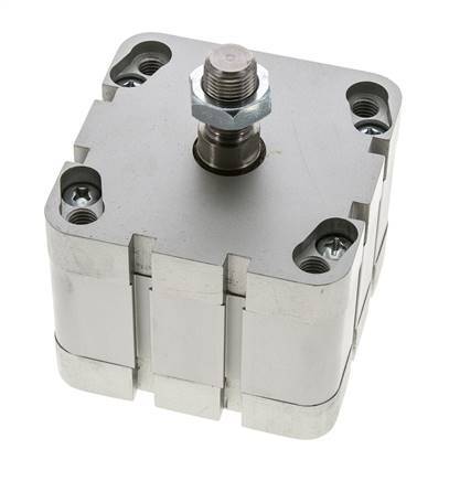 ISO 21287 Doppeltwirkender Kompaktzylinder 80-20mm - Magnetisch - Außengewinde