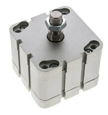 ISO 21287 Doppeltwirkender Kompaktzylinder 80-20mm - Magnetisch - Außengewinde