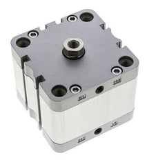 ISO 21287 Kompakter doppeltwirkender Zylinder 80-25mm - Magnetisch