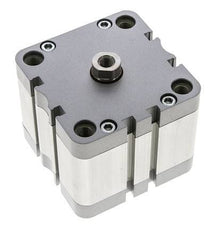 ISO 21287 Kompakter doppeltwirkender Zylinder 80-25mm - Magnetisch