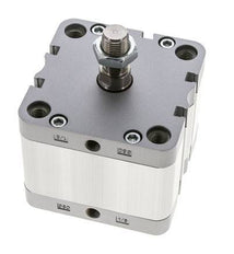 ISO 21287 Doppeltwirkender Kompaktzylinder 80-25mm - Magnetisch - Stange mit Außengewinde