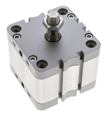 ISO 21287 Doppeltwirkender Kompaktzylinder 80-25mm - Magnetisch - Stange mit Außengewinde