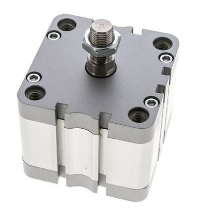 ISO 21287 Doppeltwirkender Kompaktzylinder 80-25mm - Magnetisch - Stange mit Außengewinde