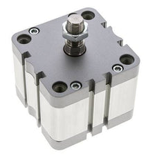 ISO 21287 Doppeltwirkender Kompaktzylinder 80-25mm - Magnetisch - Stange mit Außengewinde
