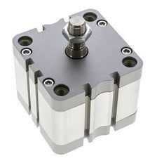 ISO 21287 Doppeltwirkender Kompaktzylinder 80-25mm - Magnetisch - Stange mit Außengewinde