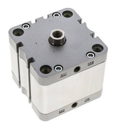 ISO 21287 Kompakter doppeltwirkender Zylinder 80-30mm - Magnetisch