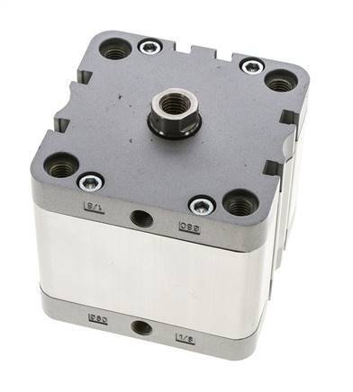 ISO 21287 Kompakter doppeltwirkender Zylinder 80-30mm - Magnetisch