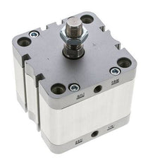 ISO 21287 Doppeltwirkender Kompaktzylinder 80-30mm - Magnetisch - Stange mit Außengewinde