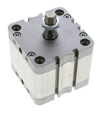 ISO 21287 Doppeltwirkender Kompaktzylinder 80-30mm - Magnetisch - Stange mit Außengewinde