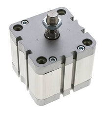 ISO 21287 Doppeltwirkender Kompaktzylinder 80-30mm - Magnetisch - Stange mit Außengewinde